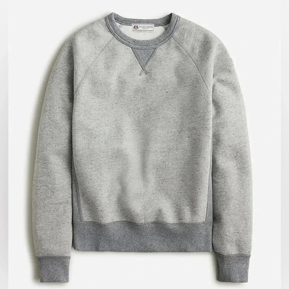 Wallace & Barnes Raglan Sleeve Sweatshirt Men’s Small J. Crew Pullover Crewneck